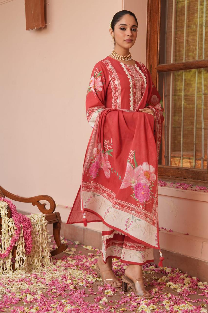 Aabroo - Luxe Threadwork Suit Set