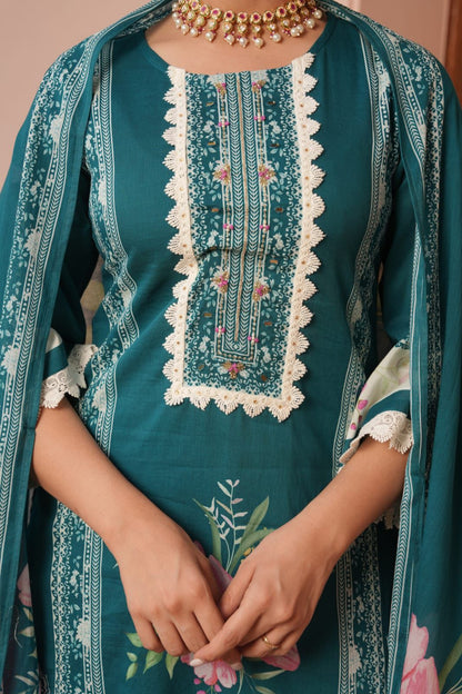 Aabroo - Luxe Threadwork Suit Set
