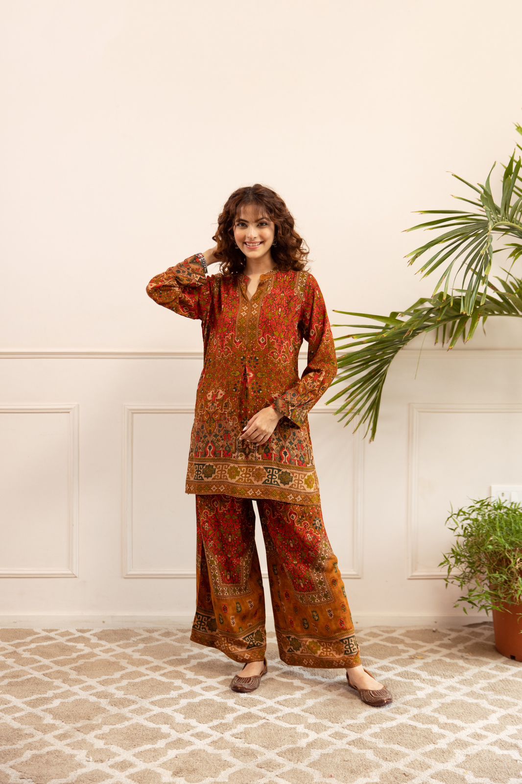 Bazm – Printed Co-ord Set with Plazo